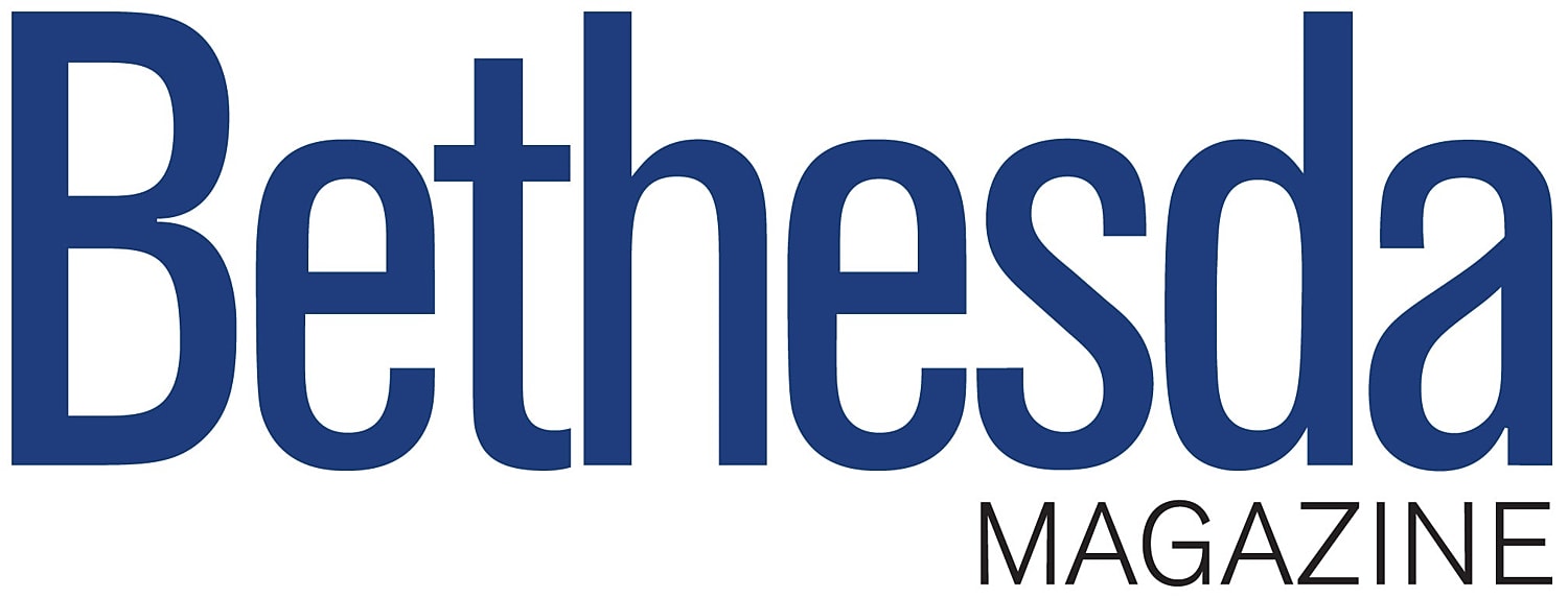 Bethesda Magazine logo in blue text.